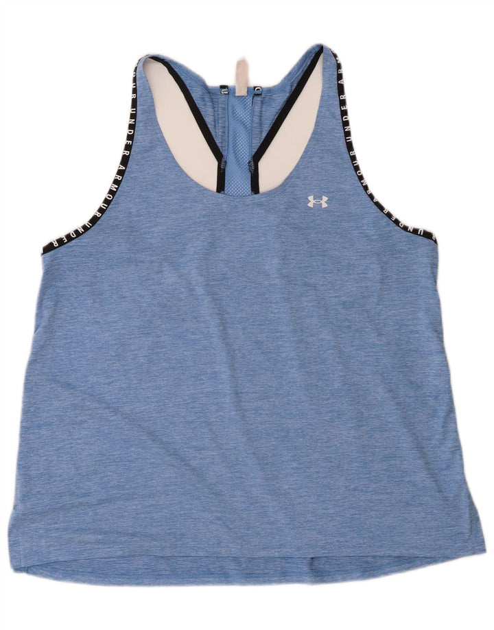 Damska koszulka z grafiką Under Armour UK 18 XL w kolorze niebieskim