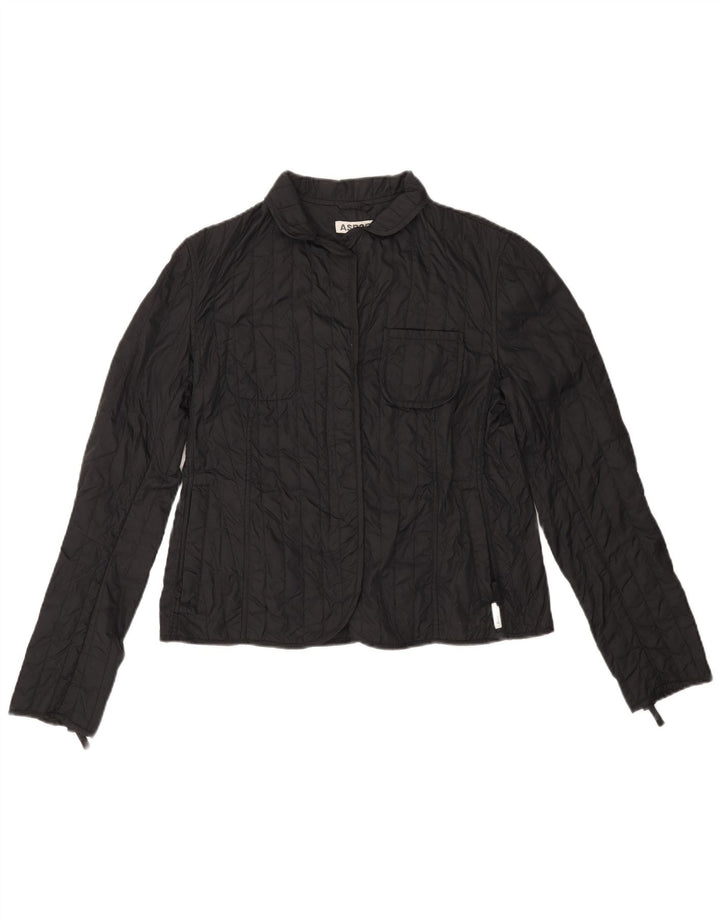 Damska ocieplana kurtka ASPESI UK 18 XL, czarny poliamid