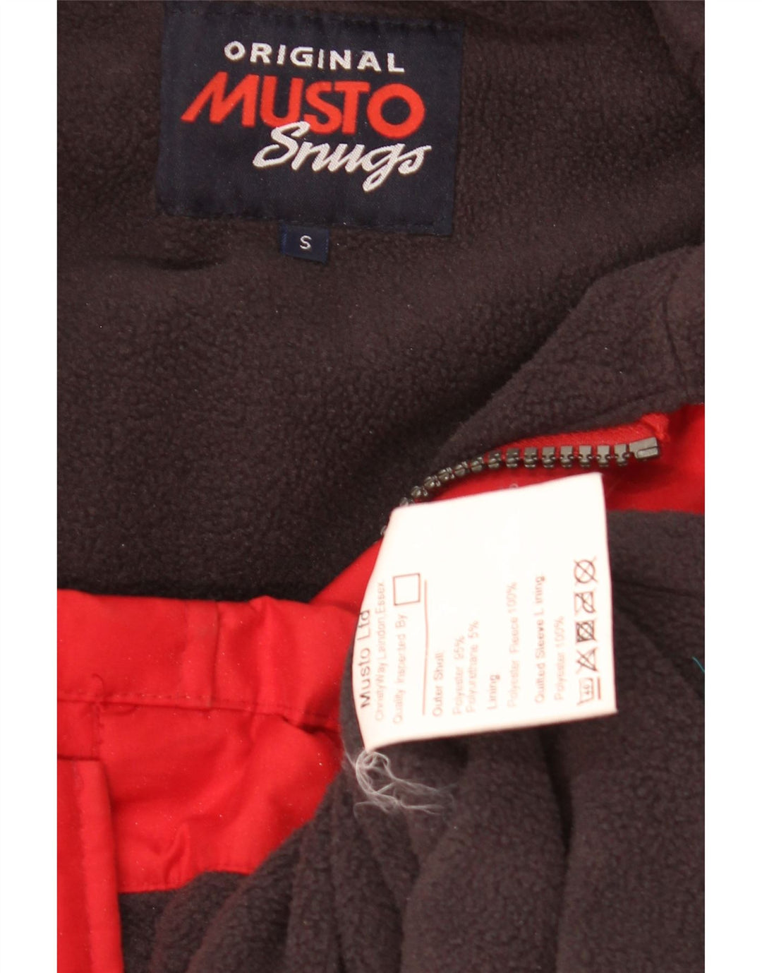 Męska kurtka wiatrówka z kapturem Musto UK 36 Small Red Polyester