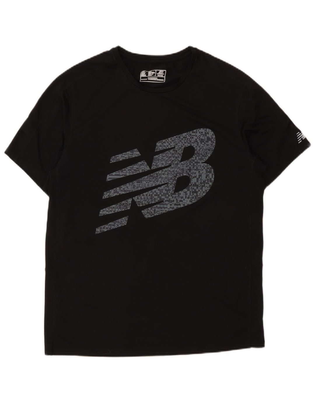 New Balance Męska Koszulka z Grafiką, Rozmiar Średni, Czarna