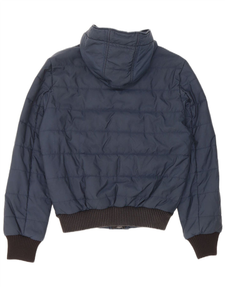 Męska ocieplana kurtka z kapturem Refrigiwear UK 36 Mały granatowy nylon