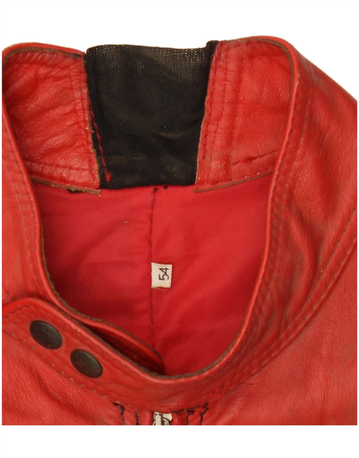 Męska kurtka motocyklowa DAINESE IT 54 2XL Wielokolorowa skóra z blokami kolorów