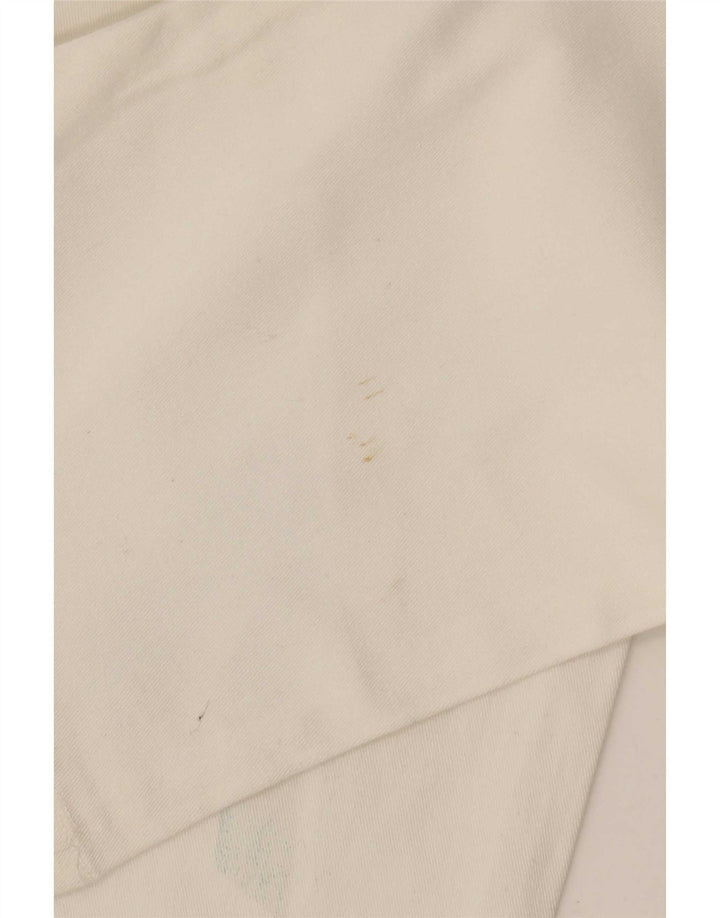 Damskie jeansy damskie Krizia Graphic Straight W30 L29 białe