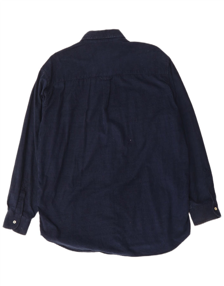 Koszula sztruksowa CARRERA męska rozmiar 41/42, duża, granatowa, bawełniana