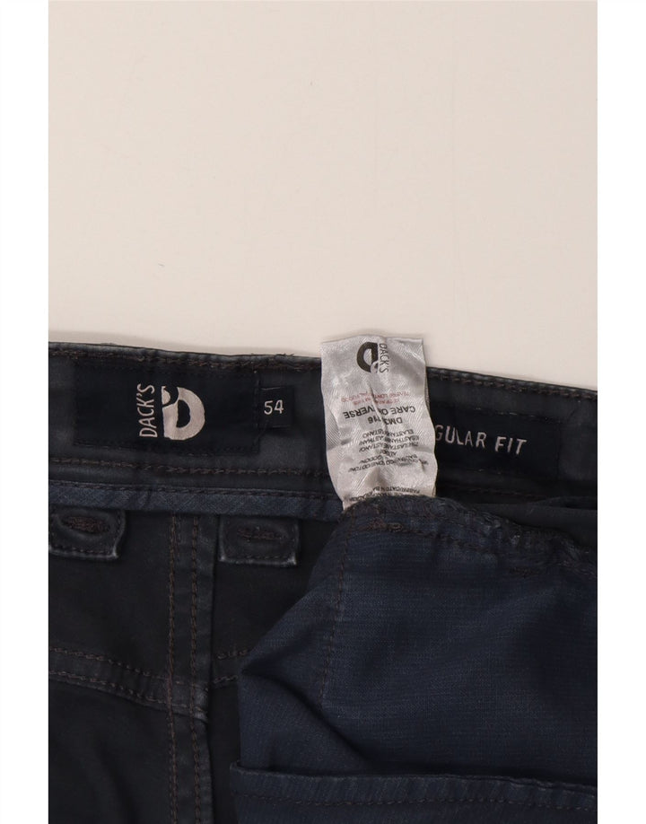 Męskie spodnie codzienne o regularnym kroju Dack's IT 54 2XL W38 L31 Szara bawełna