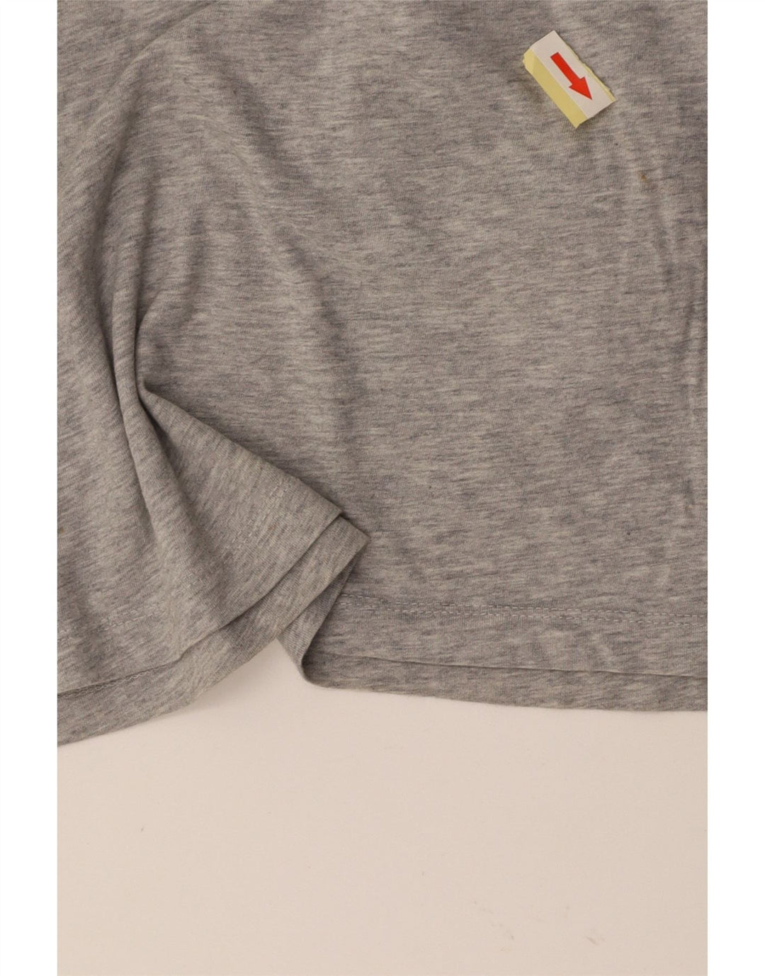 CALVIN KLEIN Damski t-shirt z grafiką Crop Top UK 6 XS, szary, bawełniany