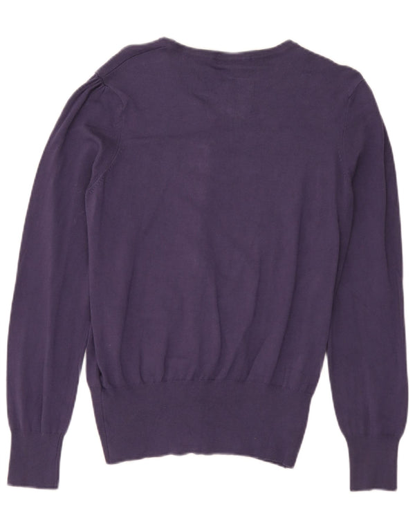 Sweter damski Marks & Spencer UK 16, duży, fioletowy, wiskoza