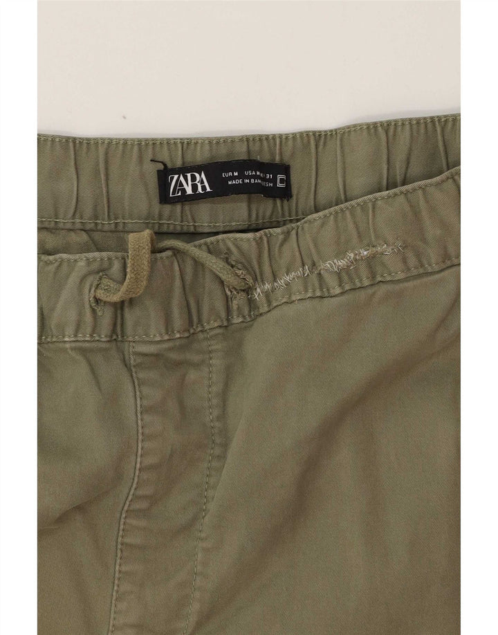 Męskie spodnie cargo Zara Joggers Medium W32 L26 Khaki