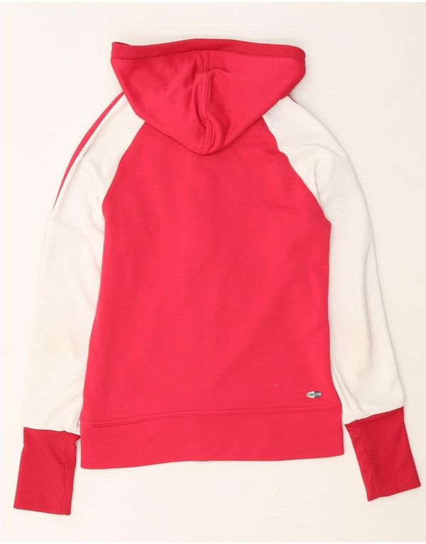 Damska bluza Adidas Clima 365 Zip Hoodie Sweater UK 8 Small Pink Colourblock