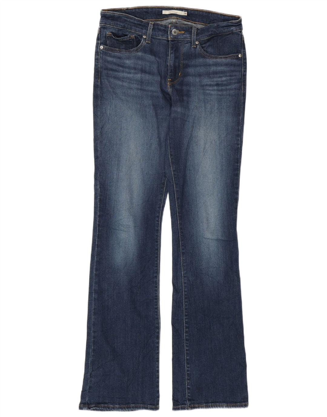 Damskie dżinsy Levi's 715 Bootcut W28 L32 Granatowa bawełna
