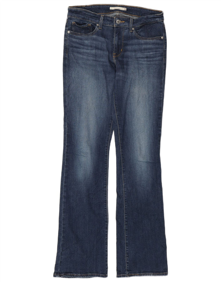 Damskie dżinsy Levi's 715 Bootcut W28 L32 Granatowa bawełna