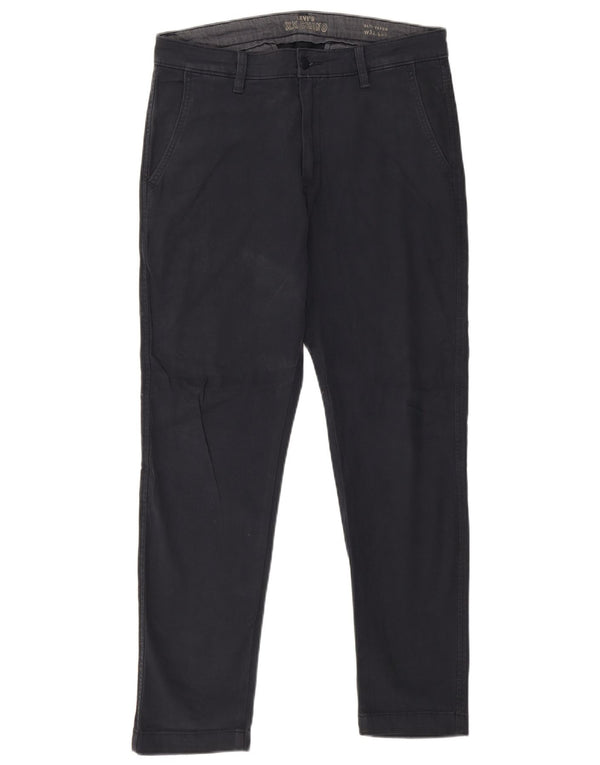 Męskie wąskie spodnie chino Levi's W32 L30 Granatowa bawełna