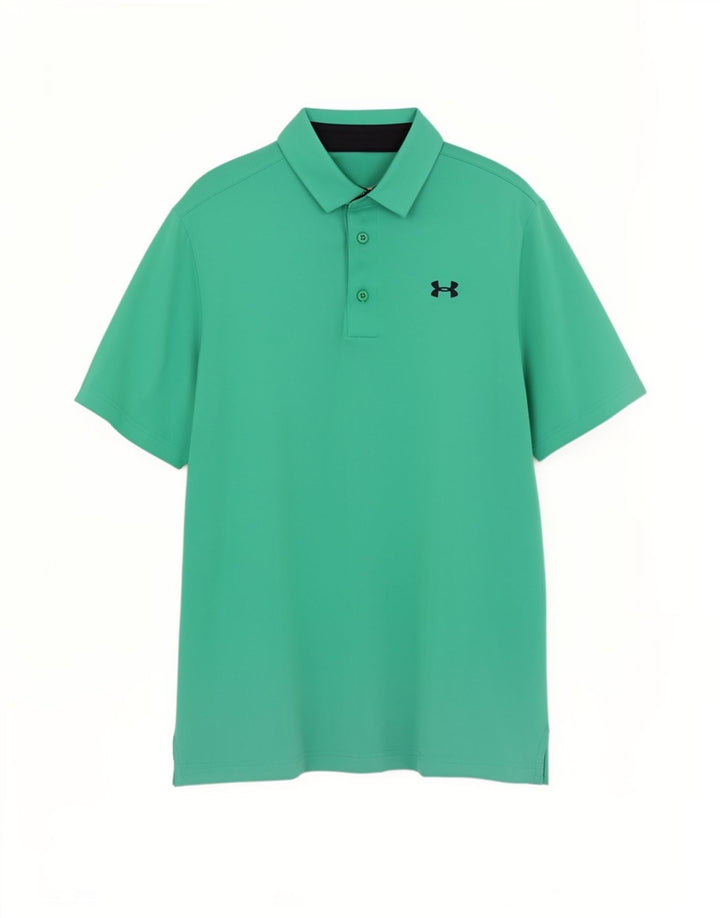 Męska koszulka polo Under Armour, zielony, poliester