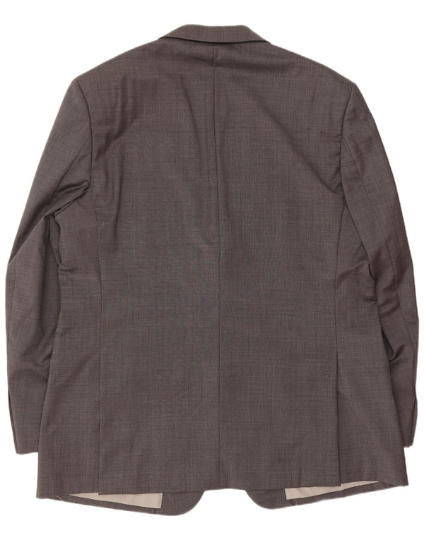 Marks & Spencer Męska marynarka zapinana na 2 guziki, UK 44 XL, szara wełna
