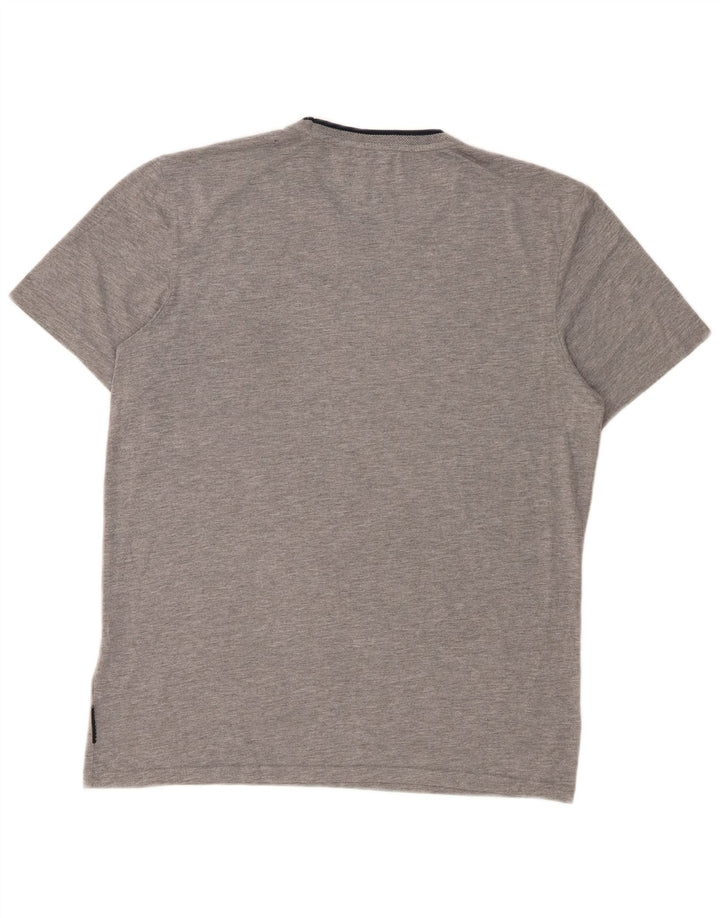 T-shirt męski Ted Baker, rozmiar 3, średni szary, poliester