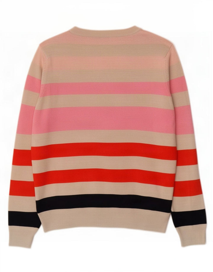 Marks & Spencer Damski sweter z dekoltem w kształcie litery V, UK 10, mały, wielokolorowy