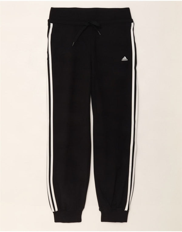 Damskie spodnie dresowe Adidas Joggers UK 8 Small Black Cotton