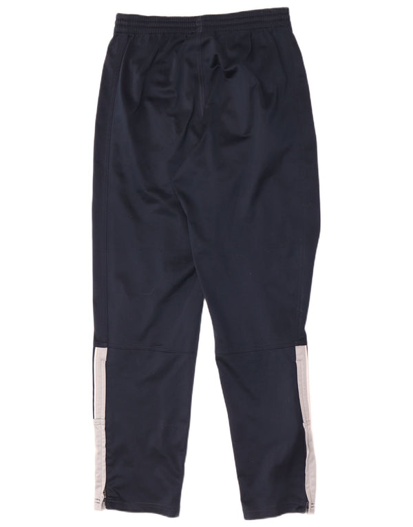 Męskie spodnie dresowe Adidas UK 32/34 XS Granatowy poliester z blokami kolorów