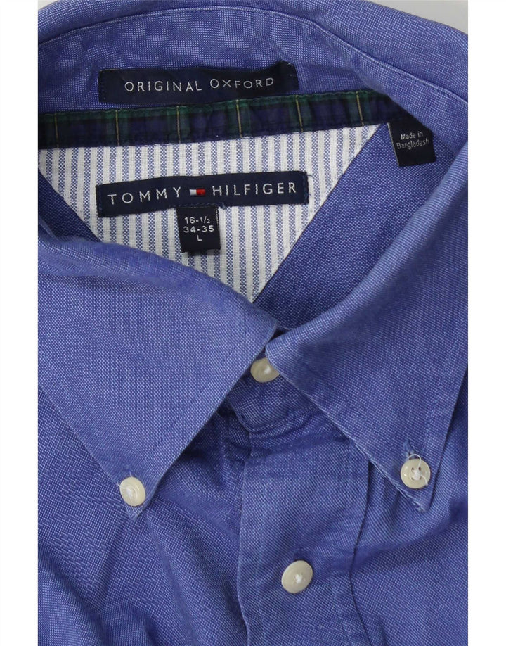 Koszula męska Tommy Hilfiger rozmiar 16 1/2, duża niebieska