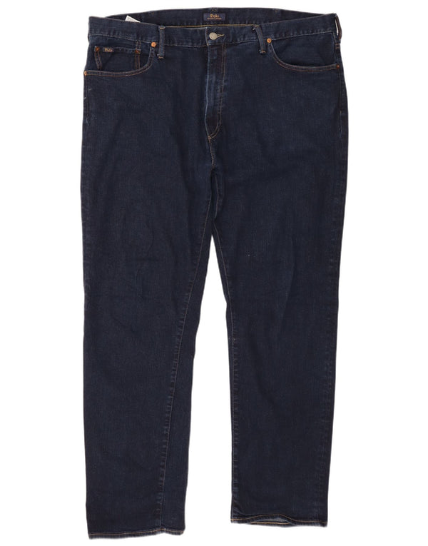 Męskie jeansy Polo Ralph Lauren Hampton o swobodnym kroju W42 L29 granatowe