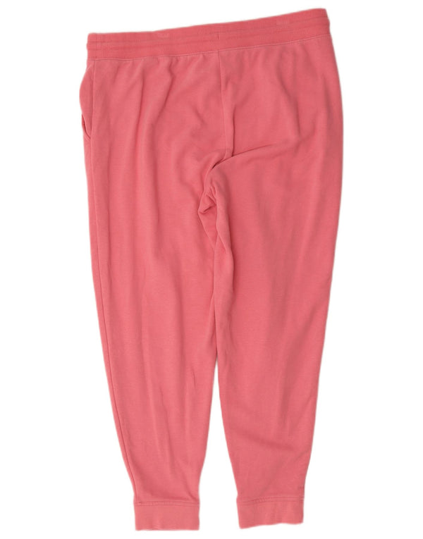Marks & Spencer Damskie spodnie dresowe Joggers UK 16, duże, różowe, bawełniane