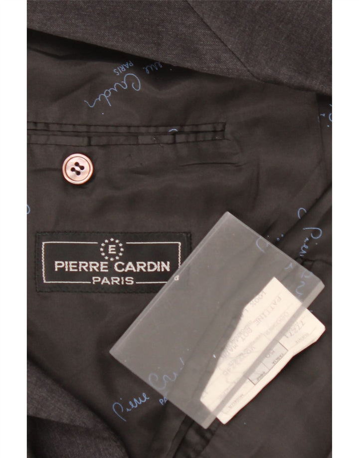 PIERRE CARDIN Męska marynarka dwurzędowa EU 50, duża, szara wełna