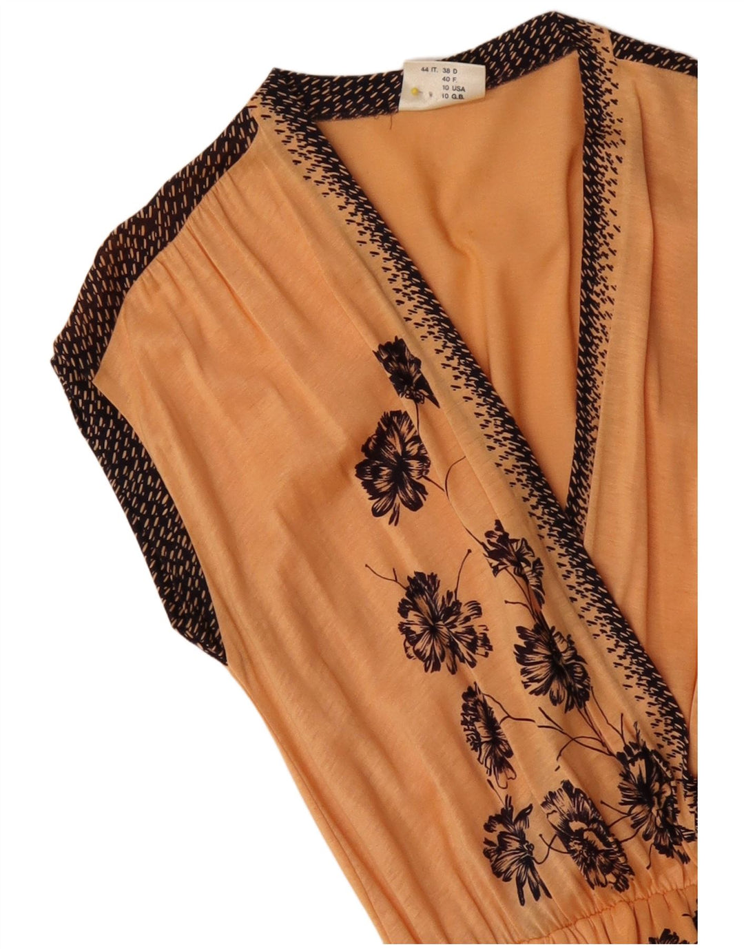 Damska sukienka kopertowa LILO UK 10, mała, różowa, w kwiaty