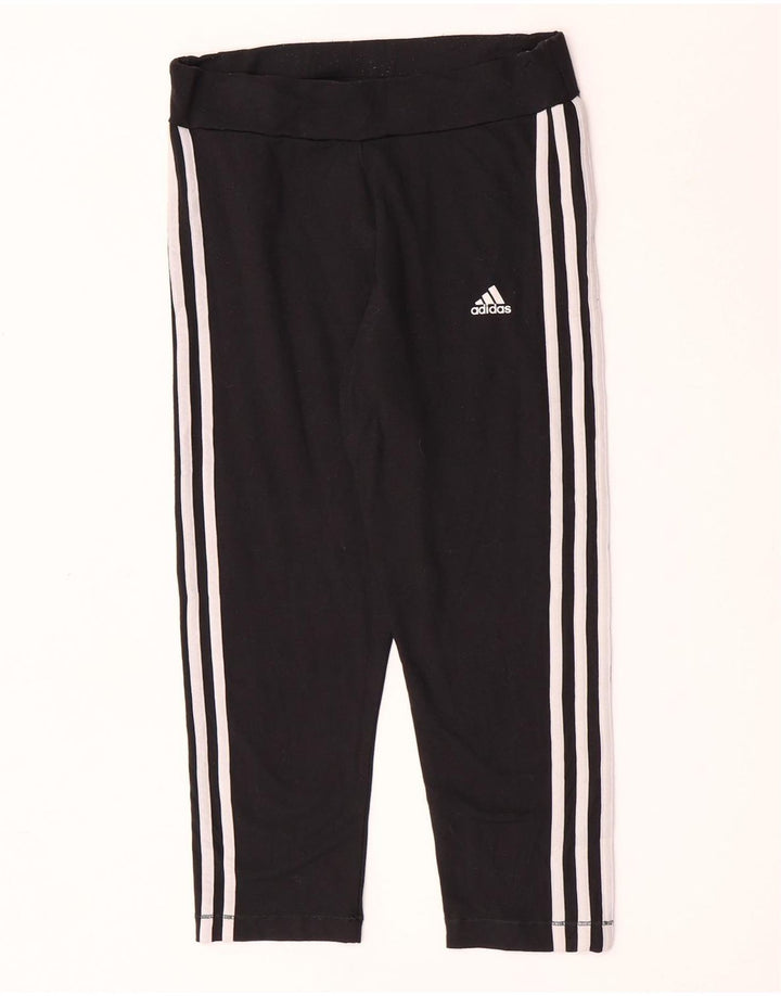 Legginsy Adidas Damskie Climalite Capri UK 16, Duże Czarne