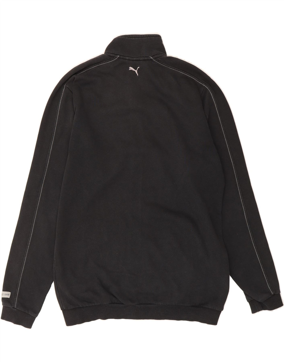 PUMA Boys Graphic Tracksuit Top Jacket 15-16 Years  Black Cotton Vintage Puma and Second-Hand Puma from Messina Hembry 