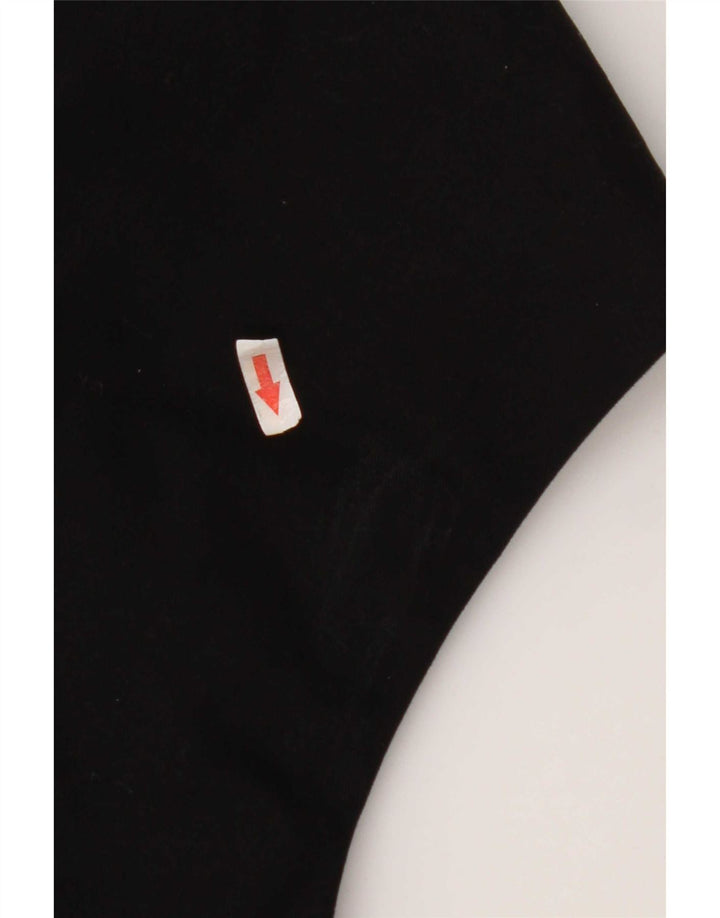 Crew Clothing Męska kamizelka UK 38 Średnia czarna bawełna