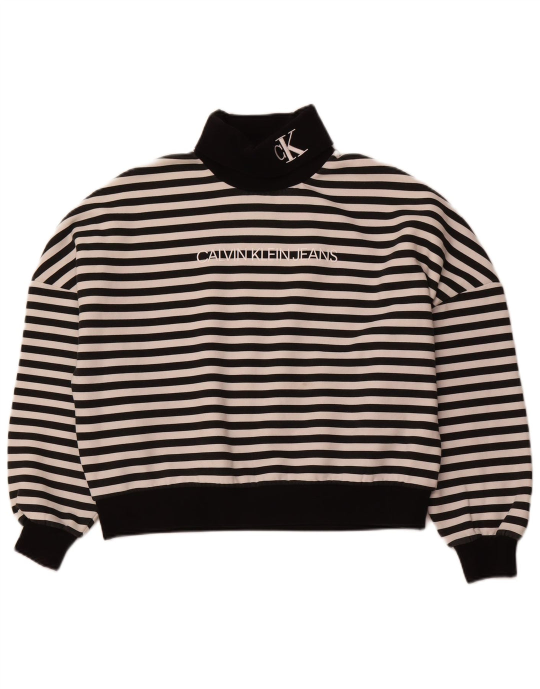 CALVIN KLEIN JEANS Damski sweter oversize UK 14, duży, czarny