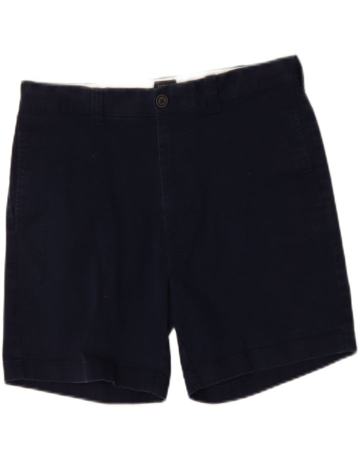 J. CREW Mens Chino Shorts W31 Medium Navy Blue Cotton Vintage J. Crew and Second-Hand J. Crew from Messina Hembry 