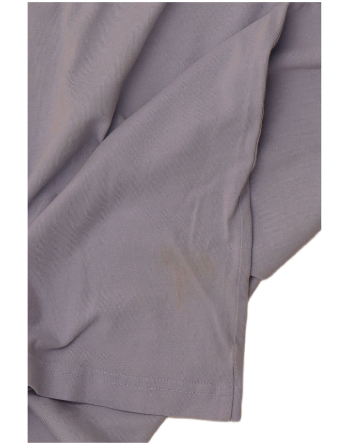 Dziewczęca koszulka z grafiką ADIDAS, 13-14 lat, niebieska bawełna