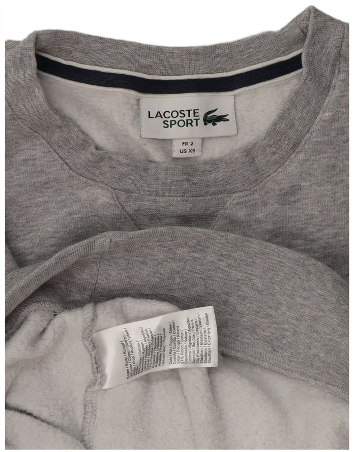 Męska bluza LACOSTE Rozmiar 2 XS Szara bawełna