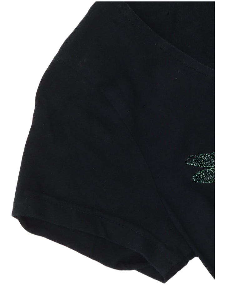 DESIGUAL Dziewczęcy graficzny asymetryczny top-tunika 13-14 lat, granatowy w kwiaty