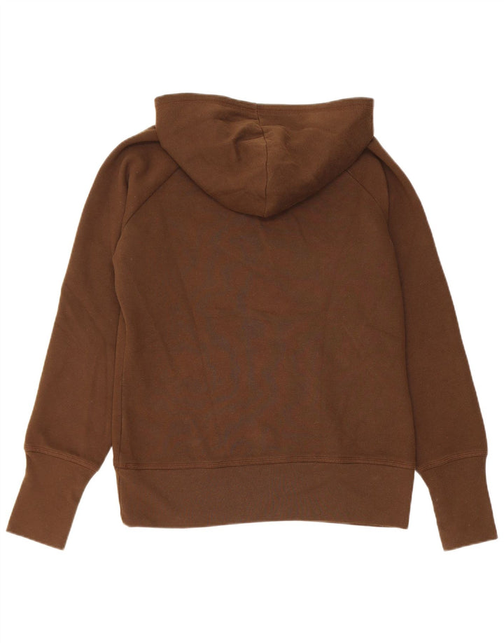 Damski sweter oversize z kapturem i grafiką TOMMY HILFIGER UK 10 Small Brown