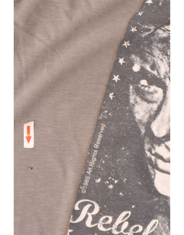 Męska koszulka z grafiką Marlboro Classics Top XL, szara, retro
