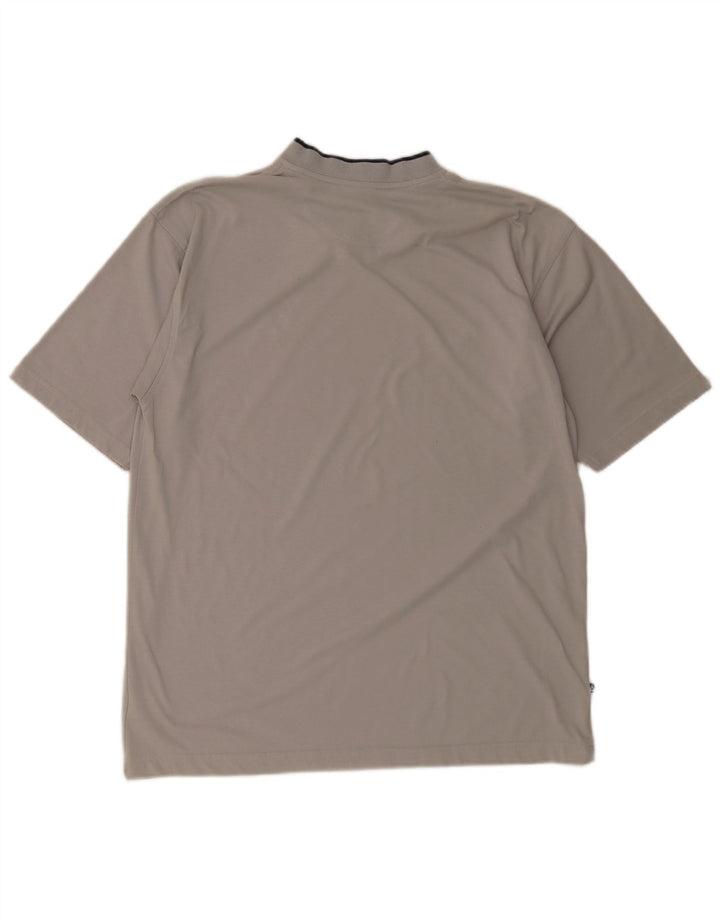 Męski T-shirt Le Coq Sportif, duży, szary, poliester