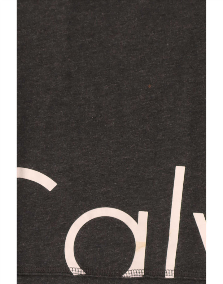 T-shirt damski Calvin Klein Performance Graphic Top UK 14 Średni szary