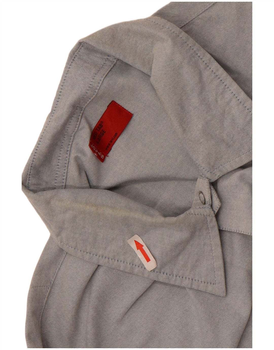 Męska koszula z krótkim rękawem Levi's, duża, niebieska, bawełniana