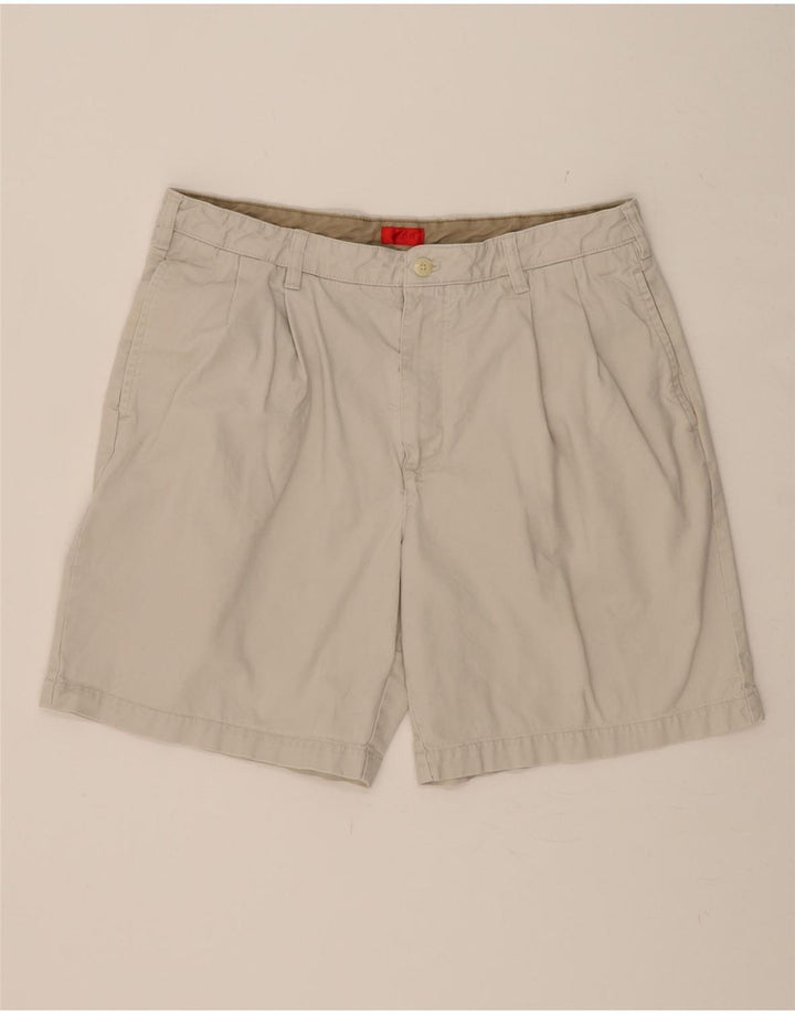 IZOD Mens Pegged Chino Shorts W36 Large Grey Cotton Vintage Izod and Second-Hand Izod from Messina Hembry 