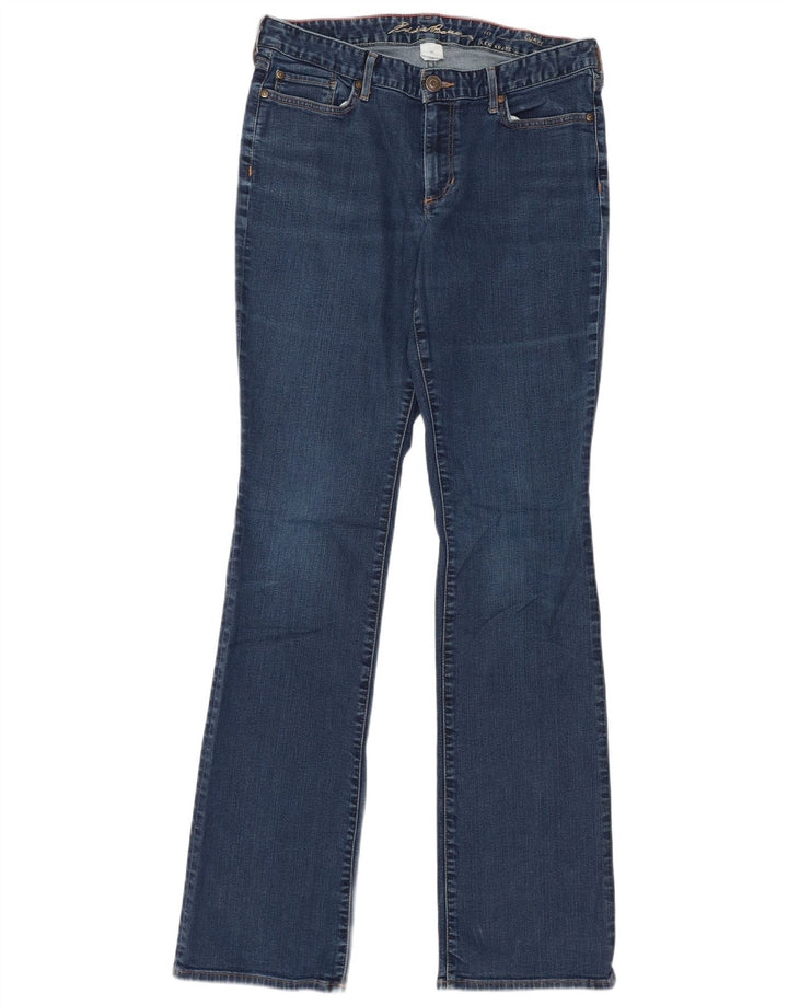 Jeansy damskie EDDIE BAUER Curvy Bootcut US 10 Large W32 L35 Niebieska bawełna