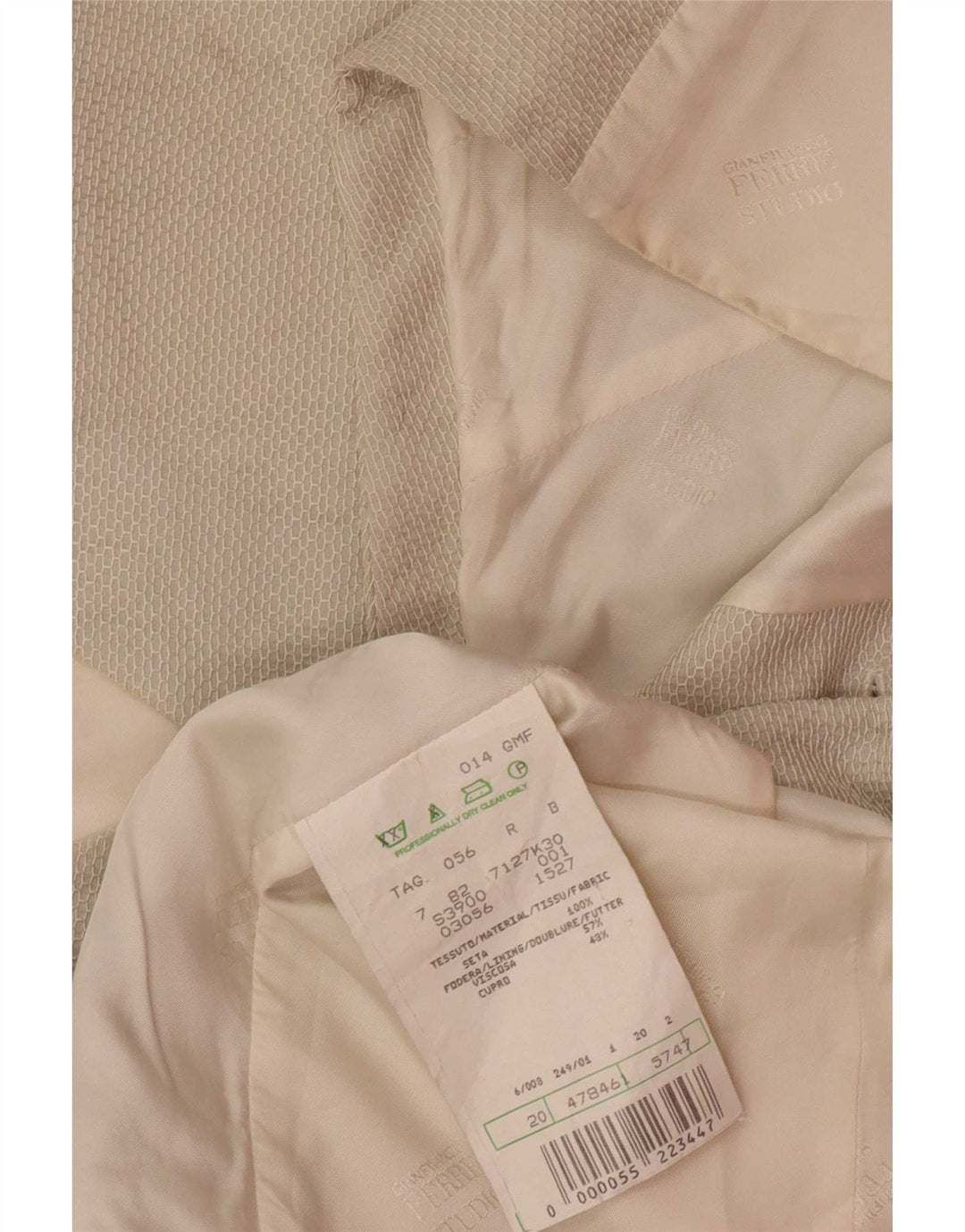 Kamizelka męska Vintage IT 56 2XL Szary jedwab