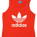 Adidas Męska kamizelka z grafiką, duża, czerwona, bawełniana