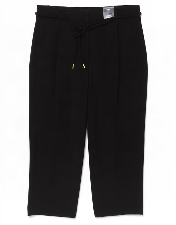 Marks & Spencer Damskie krótkie spodnie UK 14 Large W32 L25 Black