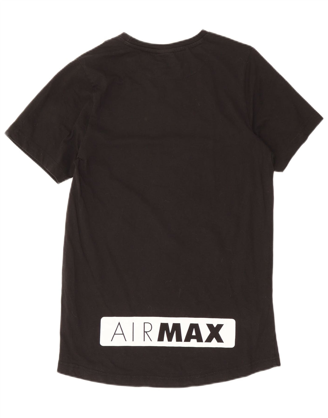 Męski T-shirt z grafiką Nike Air Max, średni czarny, bawełniany