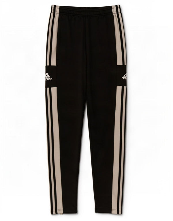 Damskie spodnie dresowe Adidas Aeroready UK 10, małe, czarne, z blokami kolorów