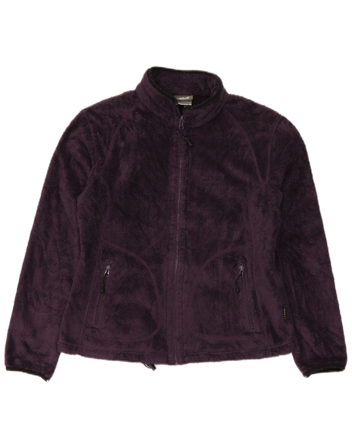 Damska kurtka polarowa Jack Wolfskin UK 16, duża, fioletowa, poliestrowa