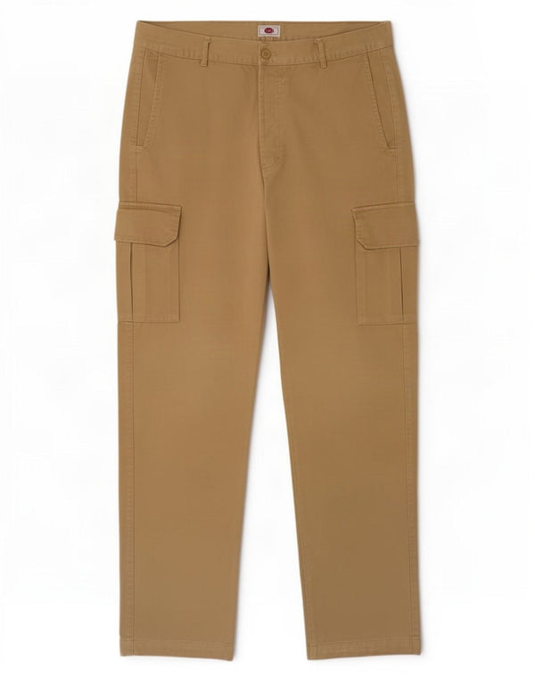 Męskie proste spodnie cargo w stylu vintage IT 54 2XL W36 L35 Khaki Cotton