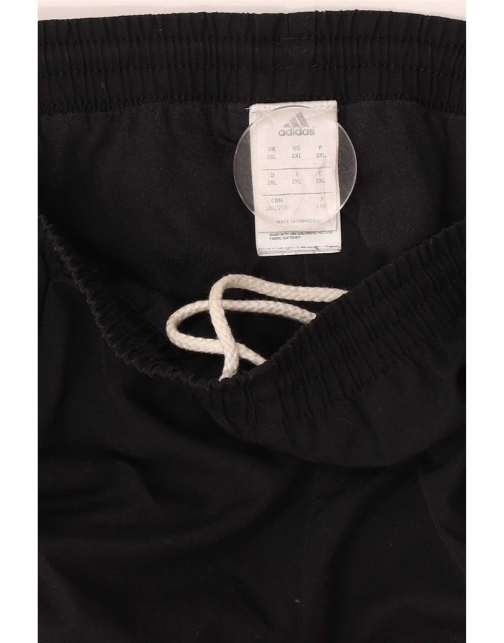 Adidas Męskie spodnie dresowe Joggery 2XL Czarny poliester